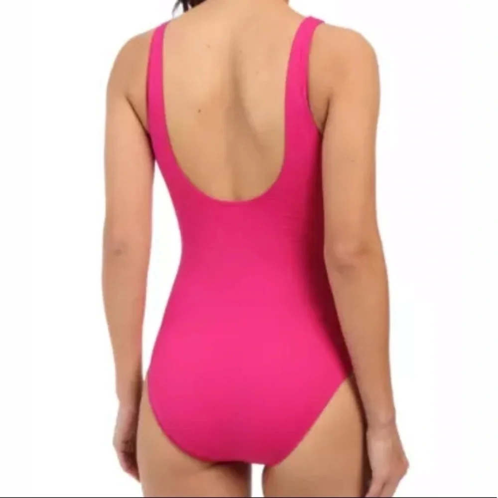 LAUREN Ralph Lauren Beach Twist One Piece Swimsuit